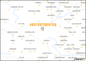 map of Vester Torsted