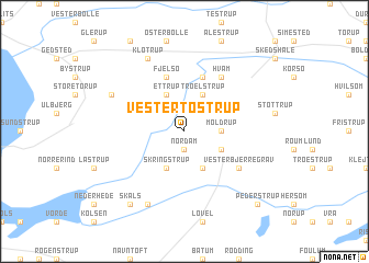 map of Vester Tostrup