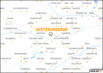 map of Vester Vamdrup