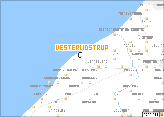 map of Vester Vidstrup