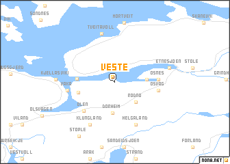 map of Veste