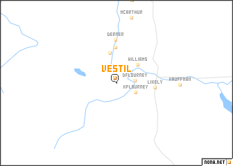 map of Vestil