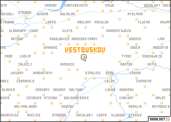 map of Ves Touškov