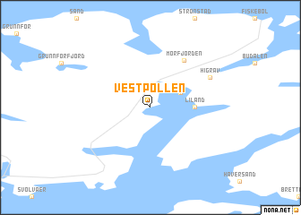 map of Vestpollen