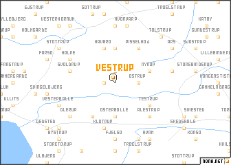 map of Vestrup