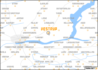 map of Vestrup