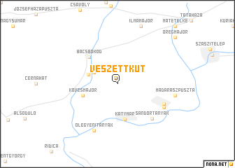 map of Veszettkút
