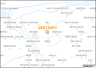 map of Veszkény