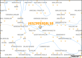 map of Veszprémgalsa