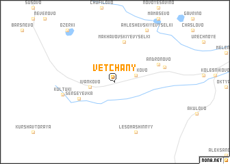 map of Vetchany