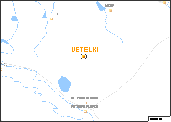 map of Vetelki