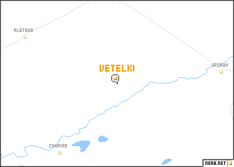 map of Vetelki