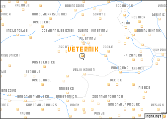 map of Veternik