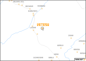 map of Vetesu