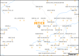 map of Vetice