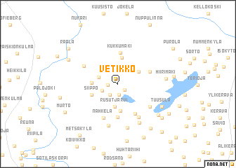 map of Vetikko