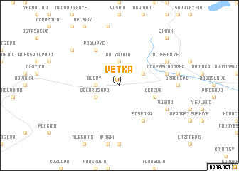 map of Vetka