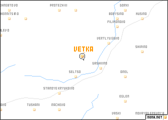 map of Vetka