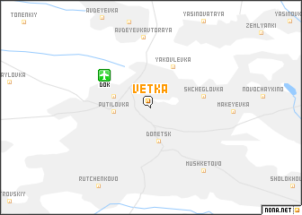 map of Vetka