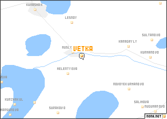 map of Vetka