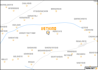 map of Vetkino