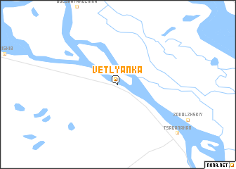 map of Vetlyanka