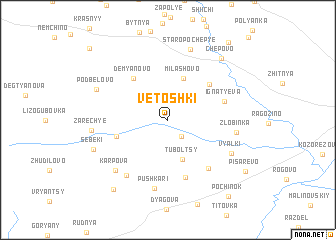 map of Vetoshki