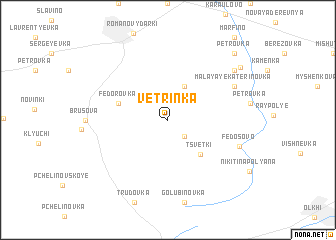 map of Vetrinka