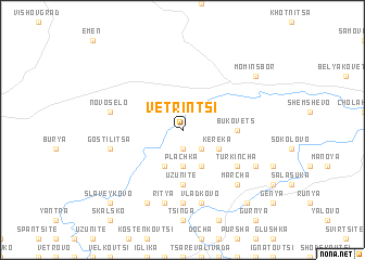 map of Vetrintsi