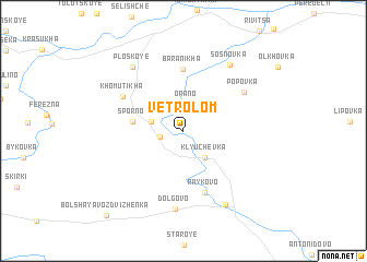 map of Vetrolom
