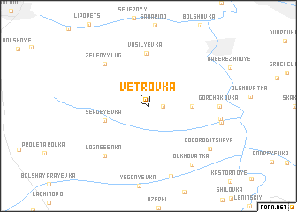 map of Vetrovka
