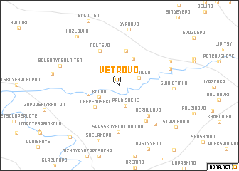 map of Vetrovo