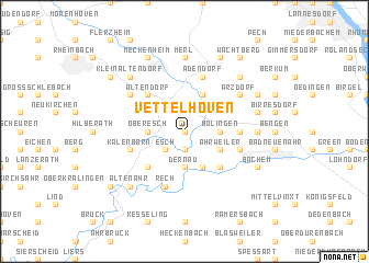 map of Vettelhoven