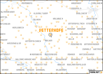 map of Vetterhöfe