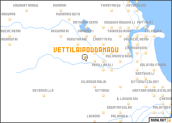 map of Vettilaipoddamadu