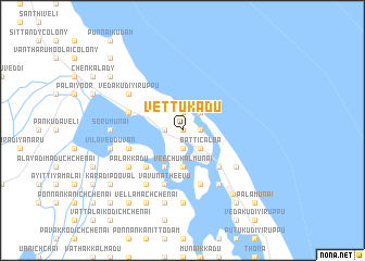 map of Vettukadu