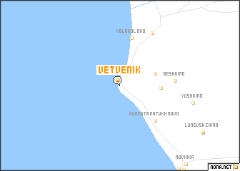 map of Vetvenik