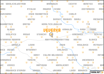 map of Veverka