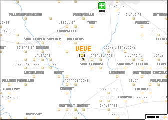 map of Vêve