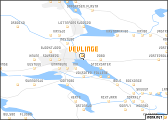 map of Vevlinge