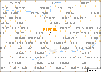 map of Věvrov