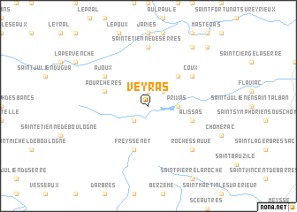 map of Veyras