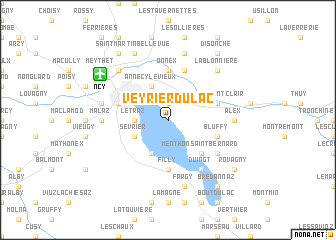 map of Veyrier-du-Lac