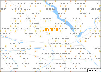 map of Veyrins