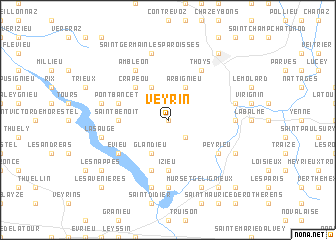 map of Veyrin