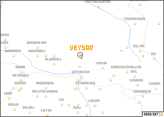 map of Veysar