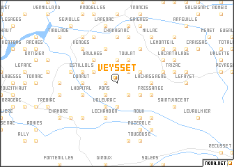 map of Veysset