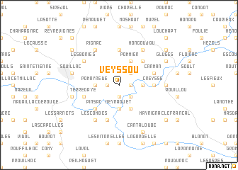 map of Veyssou