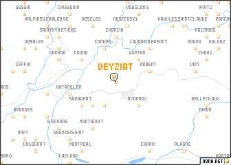 map of Veyziat