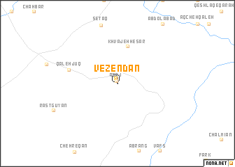 map of Vezendān